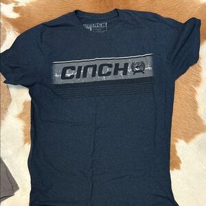 Cinch Men's Dark Blue Graphic Tee